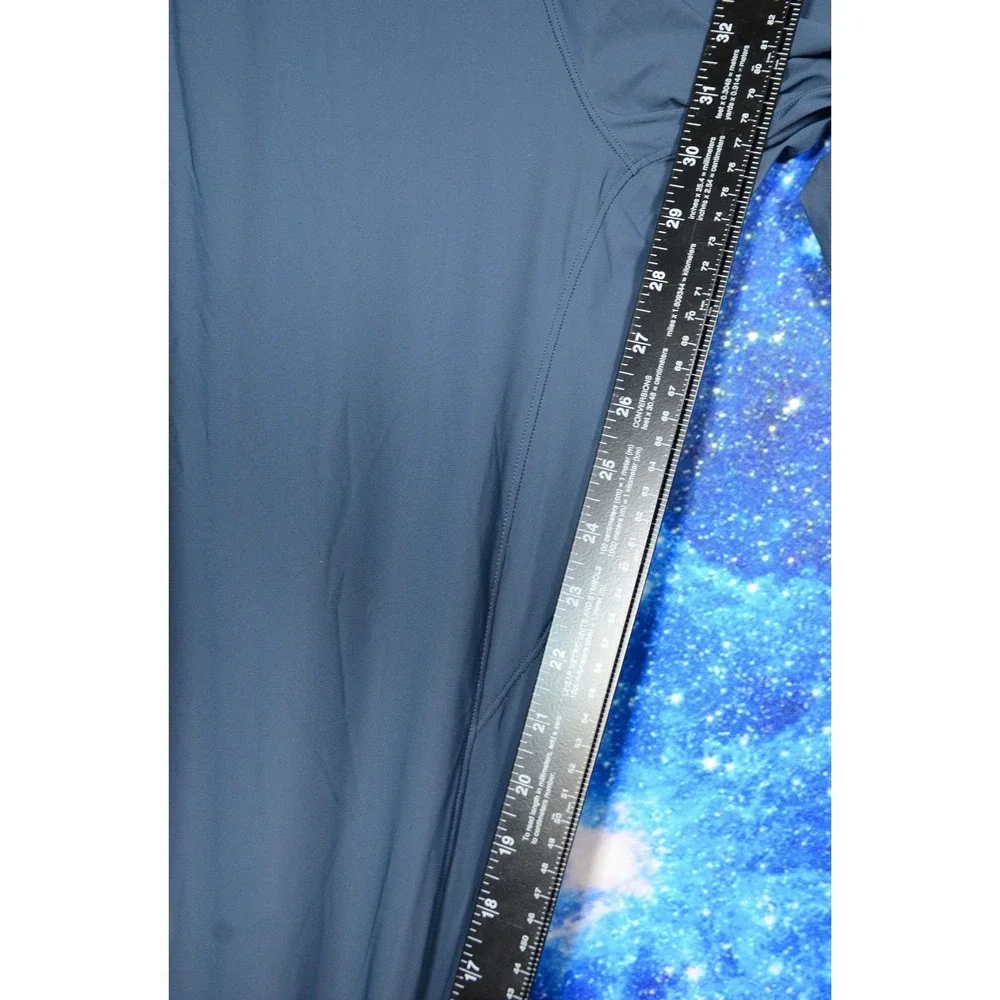 Lululemon Jogger Pants Mens Medium Blue Elastic Waist Ankle Zip Running Athletic - Picture 4 of 5